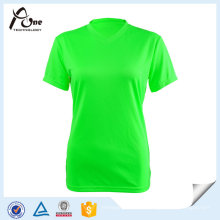 Neonfarben-Qualitäts-T-Shirts Plain Laufabnutzung